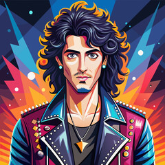 rock punk rock'n'roll musician art