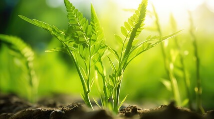 garden asparagus plant