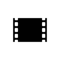 film reel vector, cinema icon on white background