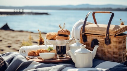 artisanal coffee at the beach