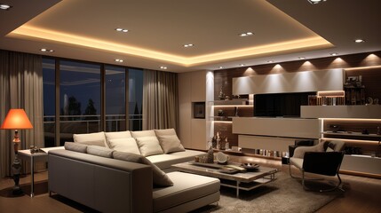 track lighting living room