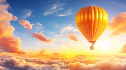 Fototapeta premium hot yellow sun