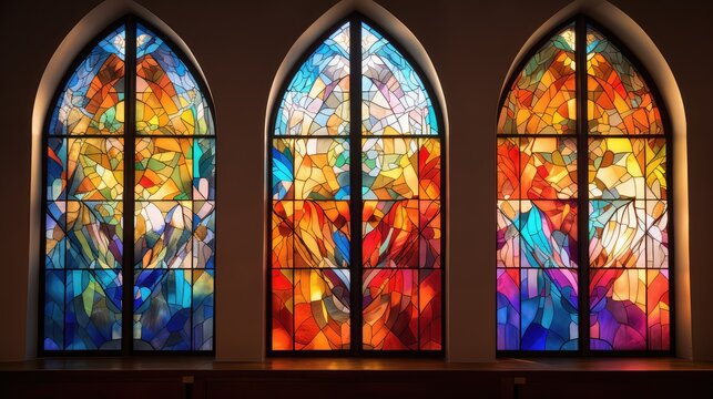 biblical churches stained glass