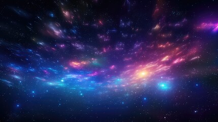 Obraz premium stars cool technology backgrounds