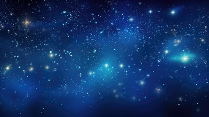 Obraz premium sky blue starry background