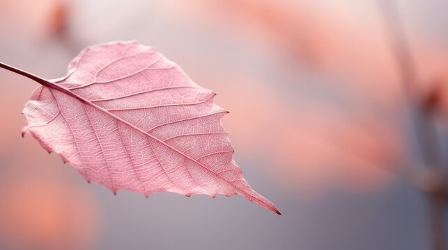 nature pink fall leaves