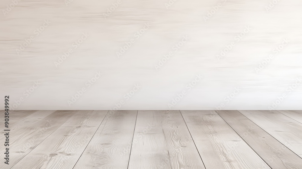 Poster light wooden floor background