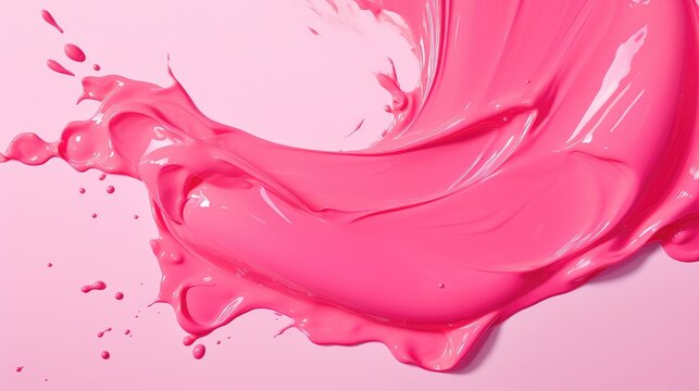 vibrant pink paint swatch