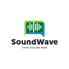 Colorful music bars visualization vector graphic design template.