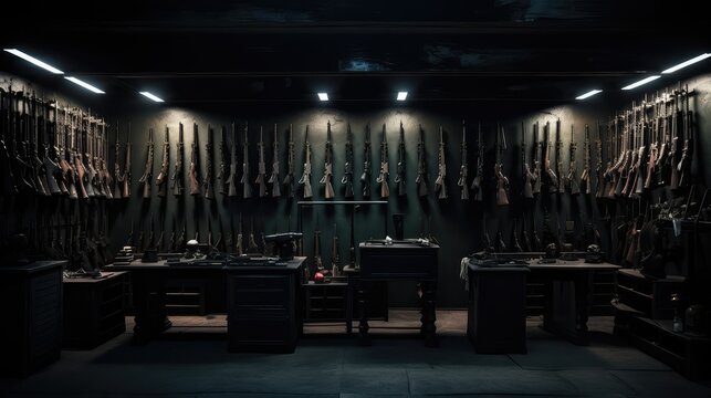 weapons gun wall