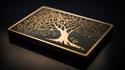 metallic gold foil smooth