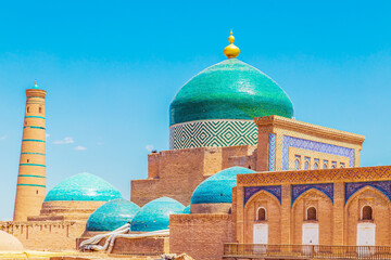 Architectural complex of the mausoleum of Pakhlavan Mahmud.