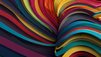 Dynamic Line Flow: Abstract background that captures the movement and fluidity of lines