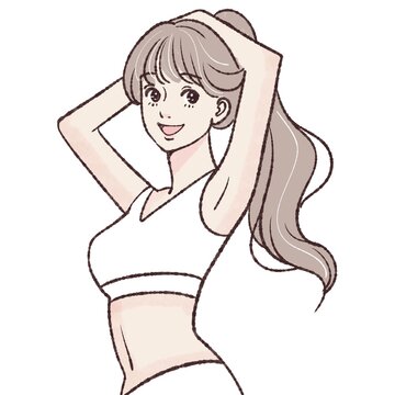 recommend clip art: 脇/脇毛/ムダ毛/ムダ毛処理/エステ/女性のお腹/腸活/ビフォー/アフター/おばさん体型/加齢/食べ過ぎ/ぽっこりお腹/便秘/便秘/脱毛/ダイエット/ウエスト/くびれ/シェイプアップ/皮下脂肪/脂肪吸引/減量/筋トレ/美尻/ヒップアップ/腹筋/痩せる/太る/アンチエイジング/痩身/代謝アップ/女性のイラスト素材