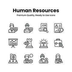 Check Out These Vector Icons of Employees and Job Seekers That are Ready to Use