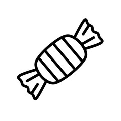 Obraz premium candy icon vector with simple design