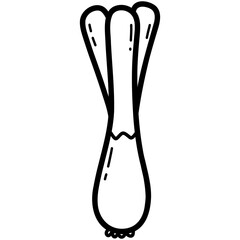 Spring onion doodle 