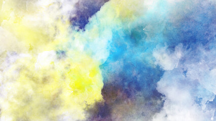 Abstract painting background. Colorful watercolor background texture. Background with sky effect. 