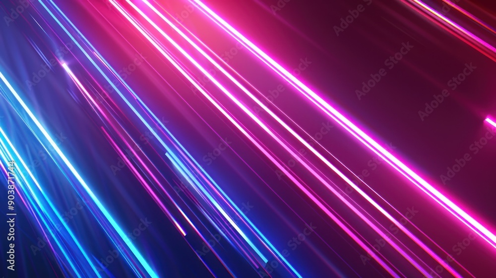 Wall mural Abstract Neon Lights