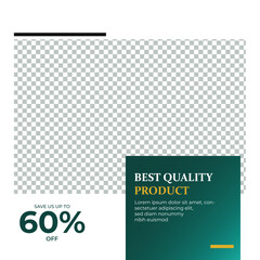 Modernized minimal interior Instagram post template