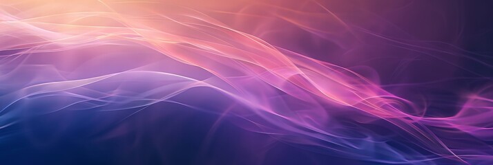 Obraz premium A beautiful combination of purple and pink waves, creating a surreal and enchanting abstract backdrop