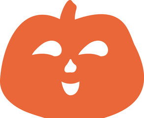 Scary Halloween pumpkin. Jack O Lanter illustration vector.