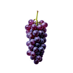 Fototapeta premium purple grape, isolated on transparent background, clipping path, full depth of field 