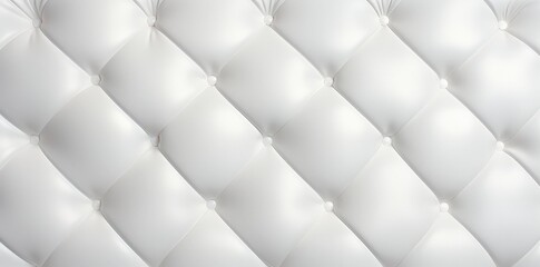 Fototapeta premium White tufted leather texture background