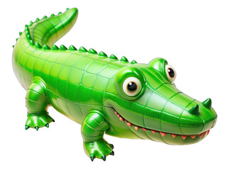 Naklejka premium crocodile inflatable balloon toy isolated png