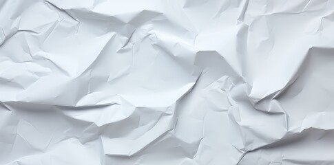 Obraz premium Crumpled White Paper Texture