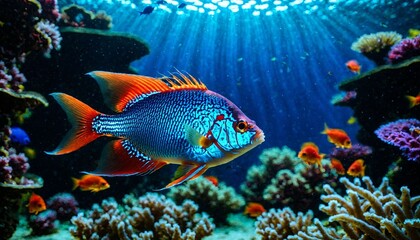 Fototapeta premium Underwater scenery