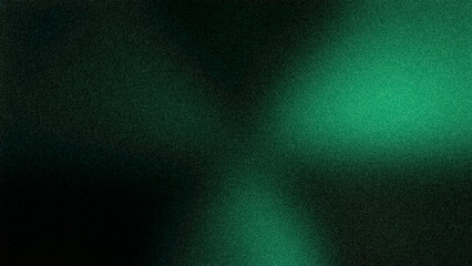 A mysterious 4K gradient with smooth transitions between dark green and black shades, creating an enigmatic, abstract, and grainy background for wallpapers and banners