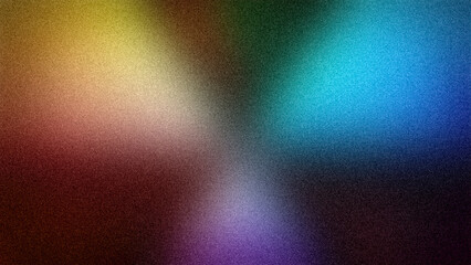 A vibrant 4K gradient with smooth transitions between shades of blue, green, yellow, and red, creating a colorful, abstract, and grainy background for wallpapers and banners
