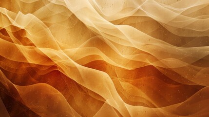 Obraz premium Abstract background with white and orange wave patterns.