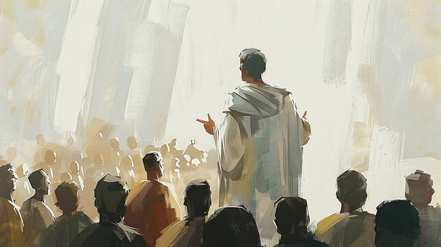 Paul's Missionary Journeys: Paul preaching the gospel across the Roman Empire