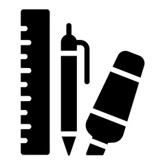 stationery Solid icon