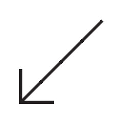minimal line arrow