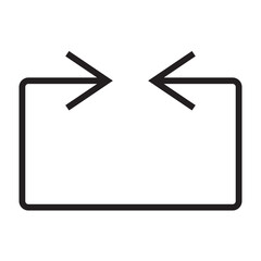 Fototapeta premium minimal line arrow