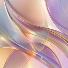 Abstract background with smooth, flowing lines in pastel colors.