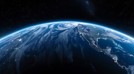 An image of the ozone layer over Earth highlighting International Day for the Preservation of the Ozone Layer taken with Provia more clarity with clear light and sharp focus