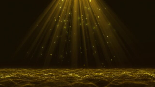 Awards light particle stage background