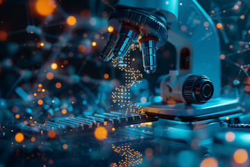 Research medical DNA lab science biotechnology scientist laboratory clinic medicine chemistry. Medical analysis DNA research equipment technology test microscope work health scientific computer gene