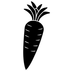 carrot icon vector illustration