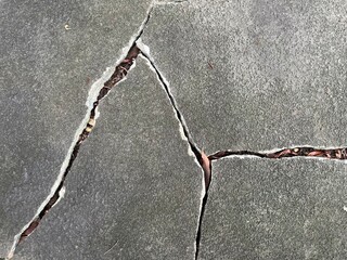 Texture Cracked on concrete wall.