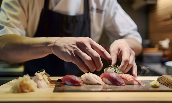 Japanese food sushi 회초밥 스시롤