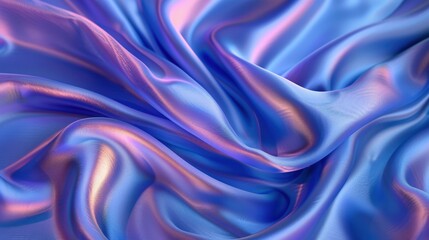 Obraz premium Abstract Blue Silk Fabric Texture