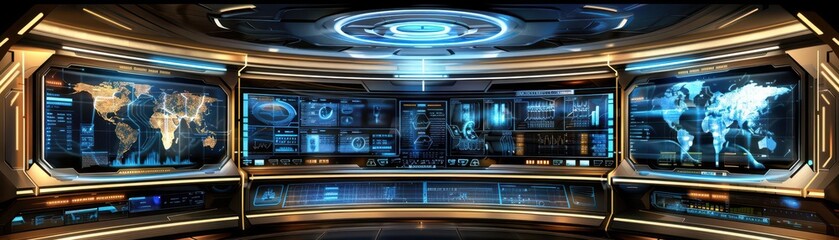 Obraz premium A hightech medical facility with AI doctors, robotic surgeons, and advanced diagnostic tools, showcasing the future of healthcare innovation and patient care