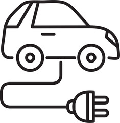 Electric car icon.eps