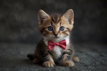 cat with pink collar