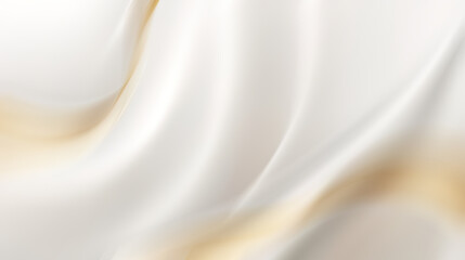Abstract white and beige background with soft curves.